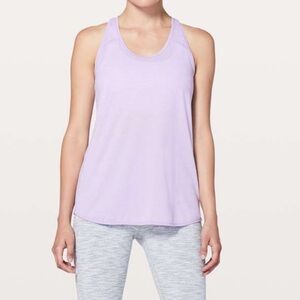 Lululemon Essential Tank Heathered Sheer Violet